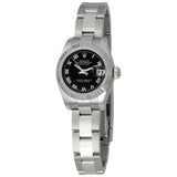 Rolex Lady Datejust 26 Black Dial Stainless steel Oyster Bracelet Automatic Watch #179174BKRO - Watches of America