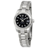 Rolex Lady Datejust 26 Black Dial Stainless steel Oyster Bracelet Automatic Watch 179174BKSO#179174 bkso - Watches of America