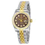 Rolex Lady Datejust 26 Black Mother of Pearl Dial Stainless Steel and 18K Yellow Gold Jubilee Bracelet Automatic Watch #179173BMJDJ - Watches of America