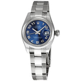 Rolex Lady Datejust 26 Blue Concentric Dial Stainless Steel Oyster Bracelet Automatic Watch 179160BLAO#179160-BLAO - Watches of America
