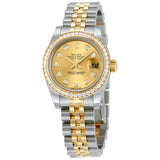 Rolex Lady Datejust 26 Champagne Dial Stainless Steel and 18K Yellow Gold Jubilee Bracelet Automatic Watch #179383CDJ - Watches of America