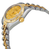 Rolex Lady Datejust 26 Champagne Goldust Mother of Pearl Dial Stainless Steel and 18K Yellow Gold Jubilee Bracelet Automatic Watch #179173CGDMDJ - Watches of America #2