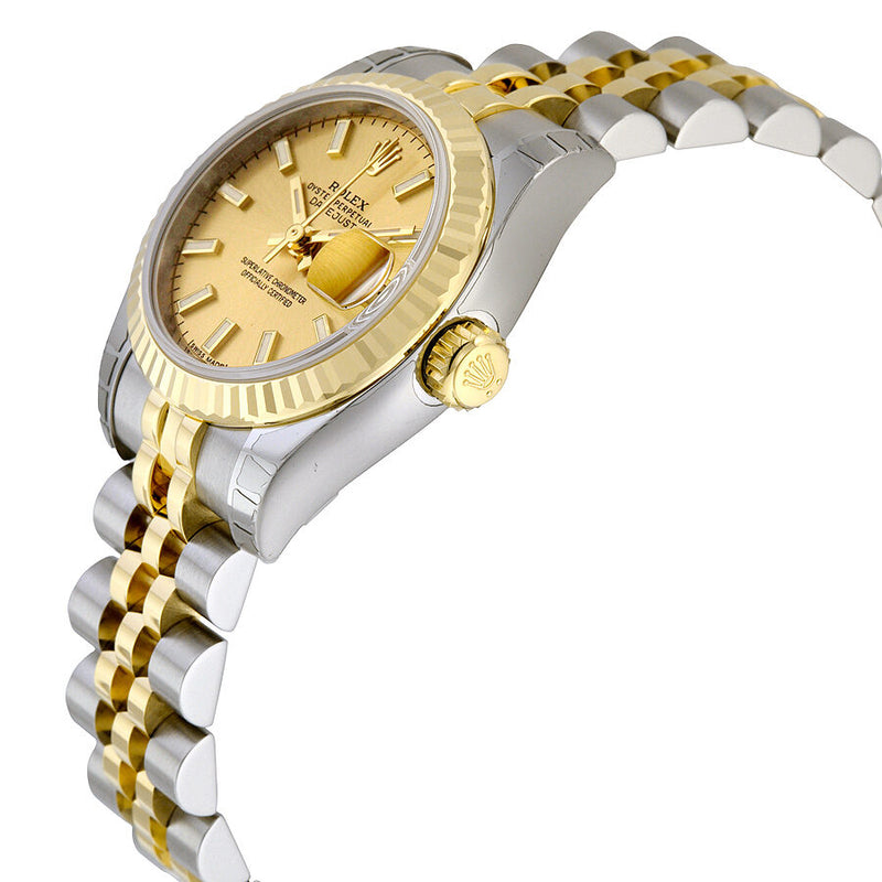 Rolex Lady Datejust 26 Gold Dial Stainless Steel and 18K Yellow Gold Jubilee Bracelet Automatic Watch 179173CSJ#179173-CSJ - Watches of America #2