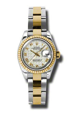 Rolex Lady Datejust 26 Ivory Dial Stainless Steel and 18K Yellow Gold Oyster Bracelet Automatic Watch #179173IPRO - Watches of America