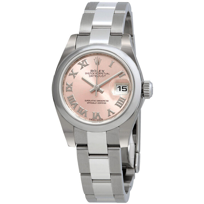Rolex Lady Datejust 26 Pink Dial Stainless Steel Oyster Bracelet Automatic Watch 179160PRO#179160-PRO - Watches of America