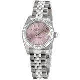 Rolex Lady Datejust 26 Pink Dial Stainless Steel Jubilee Bracelet Automatic Watch 179174PSJ#179174-PSJ - Watches of America