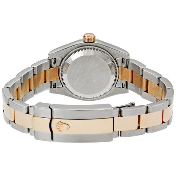 Rolex Lady Datejust 26 Silver Dial Stainless Steel and 18K Everose Gold Oyster Bracelet Automatic Watch #179161SSO - Watches of America #3