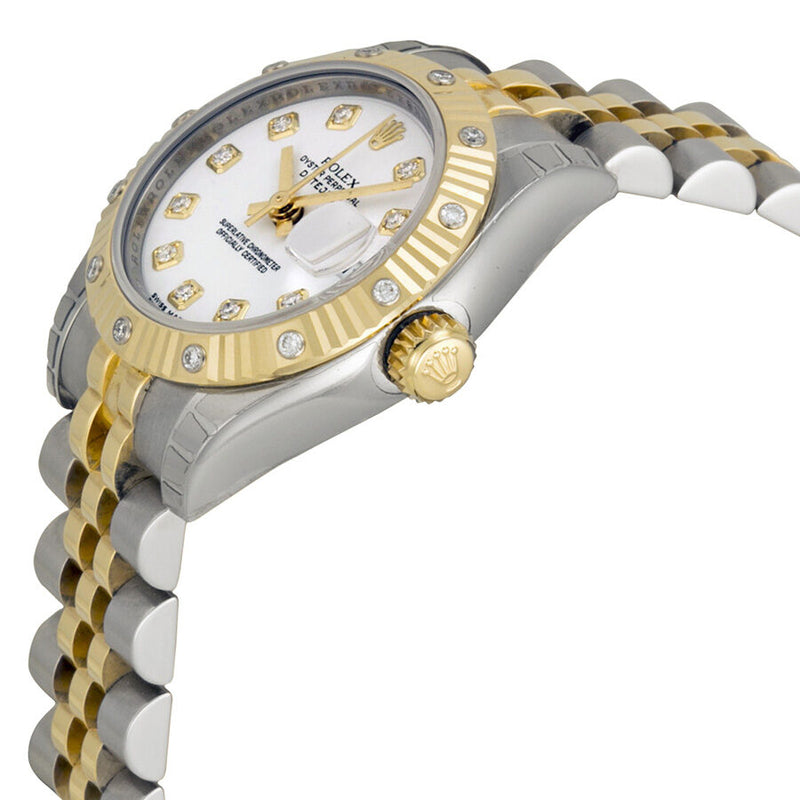 Rolex Lady Datejust 26 White Dial Stainless Steel and 18K Yellow Gold Jubilee Bracelet Automatic Watch #179313WDJ - Watches of America #2