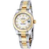 Rolex Lady Datejust 26 White Dial Stainless Steel and 18K Yellow Gold Oyster Bracelet Automatic Watch #179173WDO - Watches of America