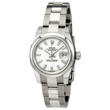 Rolex Lady Datejust 26 White Dial Stainless Steel Oyster Bracelet Automatic Watch #179160WSO - Watches of America
