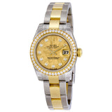 Rolex Lady Datejust 26 Yellow Gold Dial Stainless Steel and 18K Yellow Gold Oyster Bracelet Automatic Watch #179383YGCDO - Watches of America