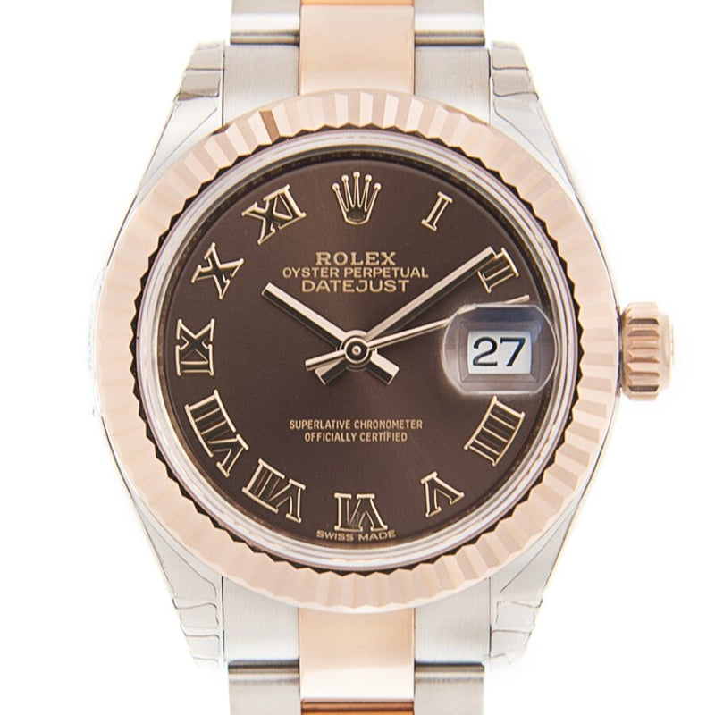 Rolex Lady Datejust 28 Automatic Brown Dial Ladies Watch #279171 BRRO - Watches of America #2
