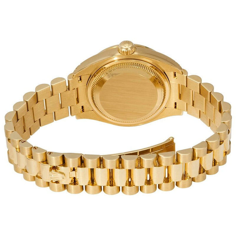 Rolex Lady-Datejust 28 Diamond-paved Dial Automatic Ladies 18kt Yellow Gold President Watch #279138DRP - Watches of America #3