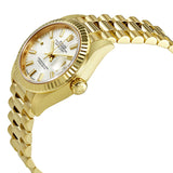 Rolex Lady-Datejust 28 Silver Dial 18K Yellow Gold President Automatic Ladies Watch #279178SSP - Watches of America #2