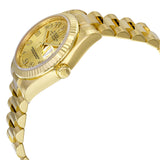 Rolex Lady-Datejust 31 Champagne Concentric Circle Dial 18K Yellow Gold President Automatic Ladies Watch #178278CCAP - Watches of America #2