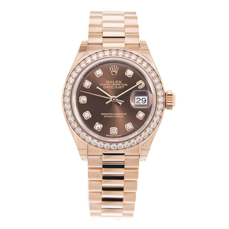 Rolex Lady-Datejust Automatic Diamond Brown Dial Ladies Watch #279135rbr-0017 - Watches of America #3
