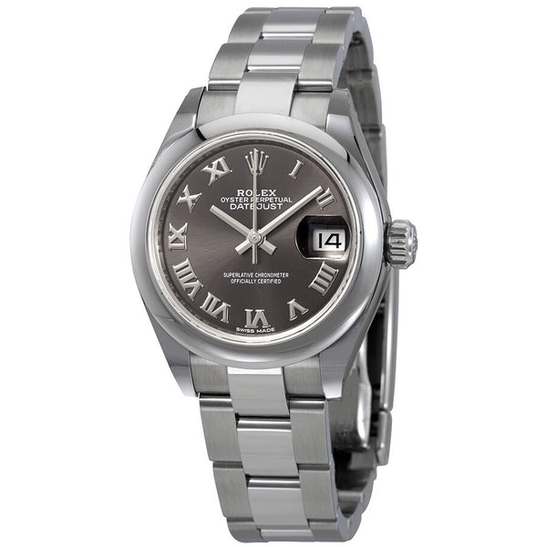 Rolex Lady Datejust Automatic Grey Dial Ladies Oyster Watch #279160GYRO - Watches of America