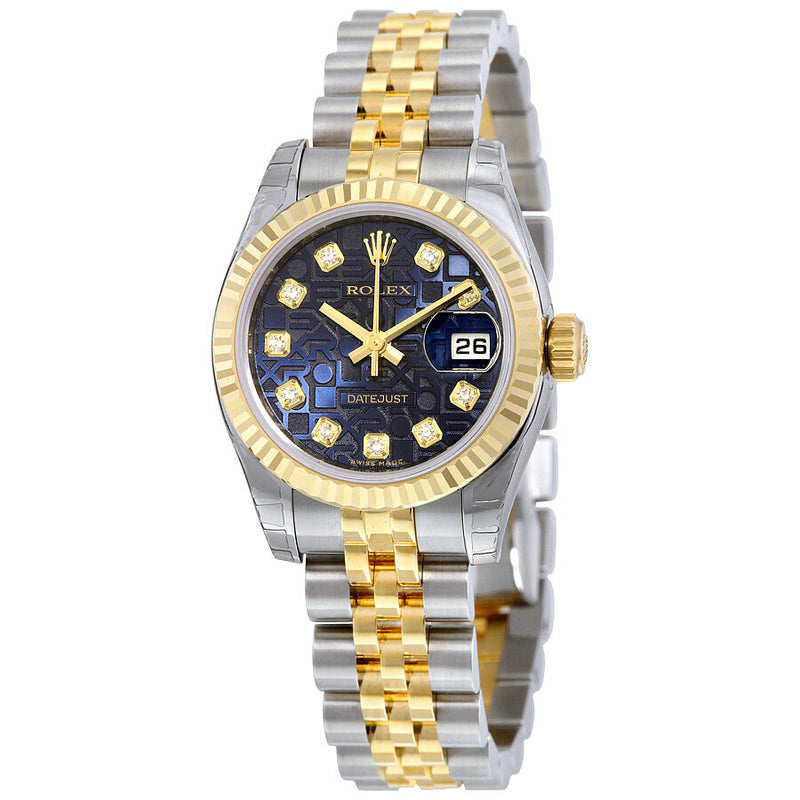 Rolex Lady Datejust Automatic Ladies Watch #179173BLJDJ - Watches of America