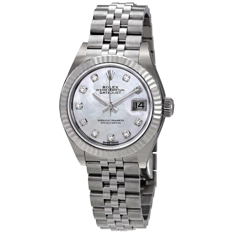 Rolex Lady Datejust Automatic Mother of Pearl Diamond Dial Ladies Jubilee Watch #279174MDJ - Watches of America