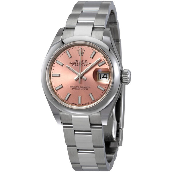 Rolex Lady Datejust Automatic Pink Dial Ladies Oyster Watch #279160PSO - Watches of America