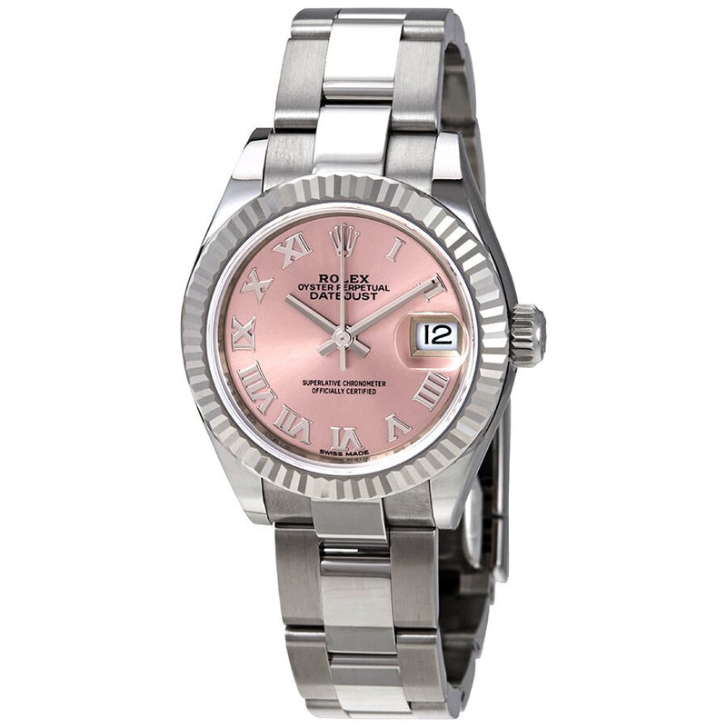 Rolex Lady Datejust Automatic Pink Dial Ladies Oyster Watch #279174PRO - Watches of America