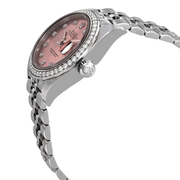 Rolex Lady Datejust Automatic Pink Diamond Dial Ladies Jubilee Watch #279384PDJ - Watches of America #2