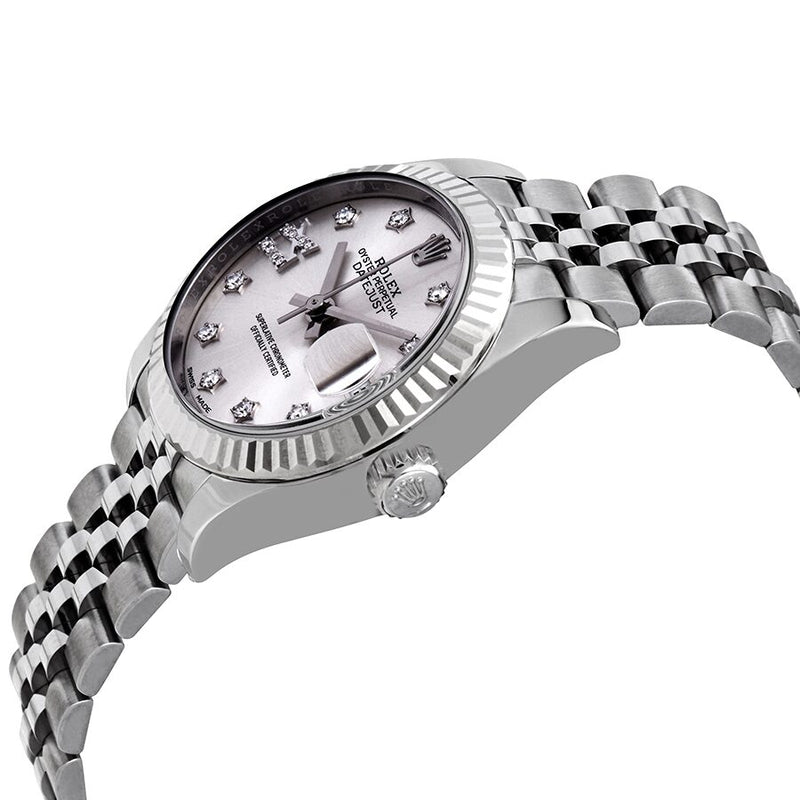 Rolex Lady Datejust Automatic Silver Roman Diamond Dial Ladies Jubilee Watch #279174SRDJ - Watches of America #2