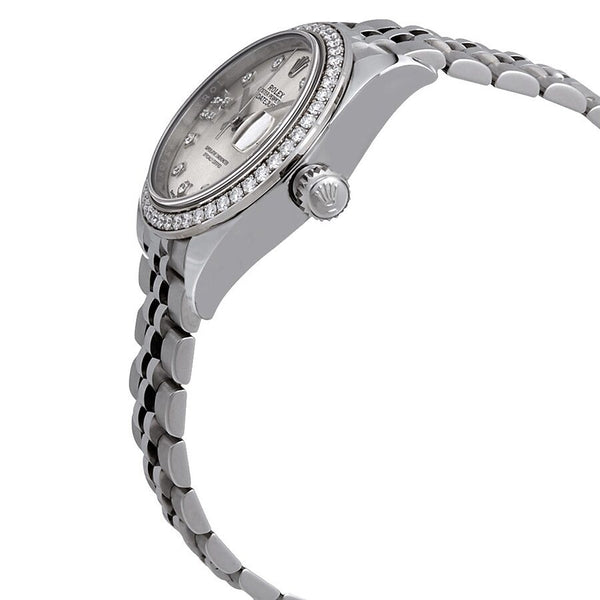 Rolex Lady Datejust Automatic Silver Roman Diamond Dial Ladies Jubilee Watch #279384SRDJ - Watches of America #2