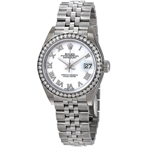 Rolex Lady Datejust Automatic White Dial Ladies Jubilee Watch #279384WRJ - Watches of America