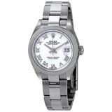 Rolex Lady Datejust Automatic White Dial Ladies Oyster Watch #279160WRO - Watches of America