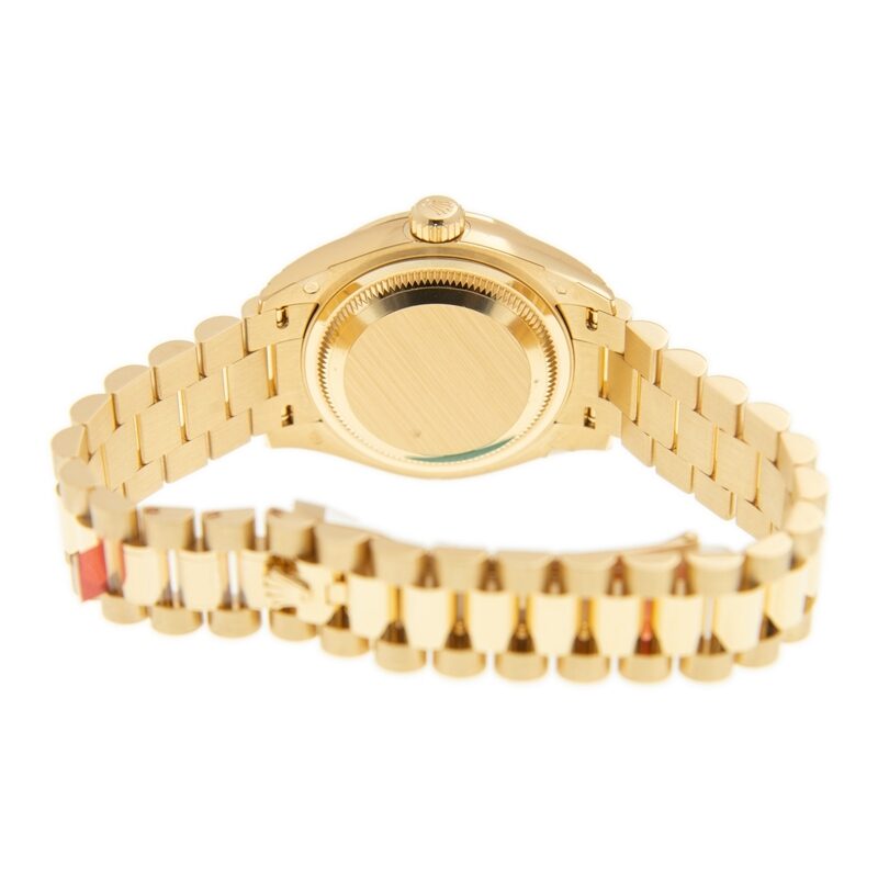 Rolex Lady-Datejust Champagne Diamond Dial Automatic Ladies 18 Carat Yellow Gold President Watch #279138RBCDP - Watches of America #4