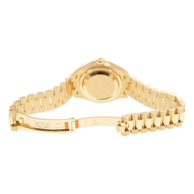 Rolex Lady-Datejust Champagne Diamond Dial Automatic Ladies 18 Carat Yellow Gold President Watch #279138RBCDP - Watches of America #5
