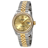 Rolex Lady Datejust Champagne Diamond Dial Automatic Watch #279383CDJ - Watches of America