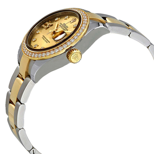 Rolex Lady Datejust Champagne Roman Diamond Dial Automatic Watch #279383CDRO - Watches of America #2
