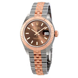 Rolex Lady Datejust Chocolate Dial Automtic Ladies Watch #279171CHSJ - Watches of America