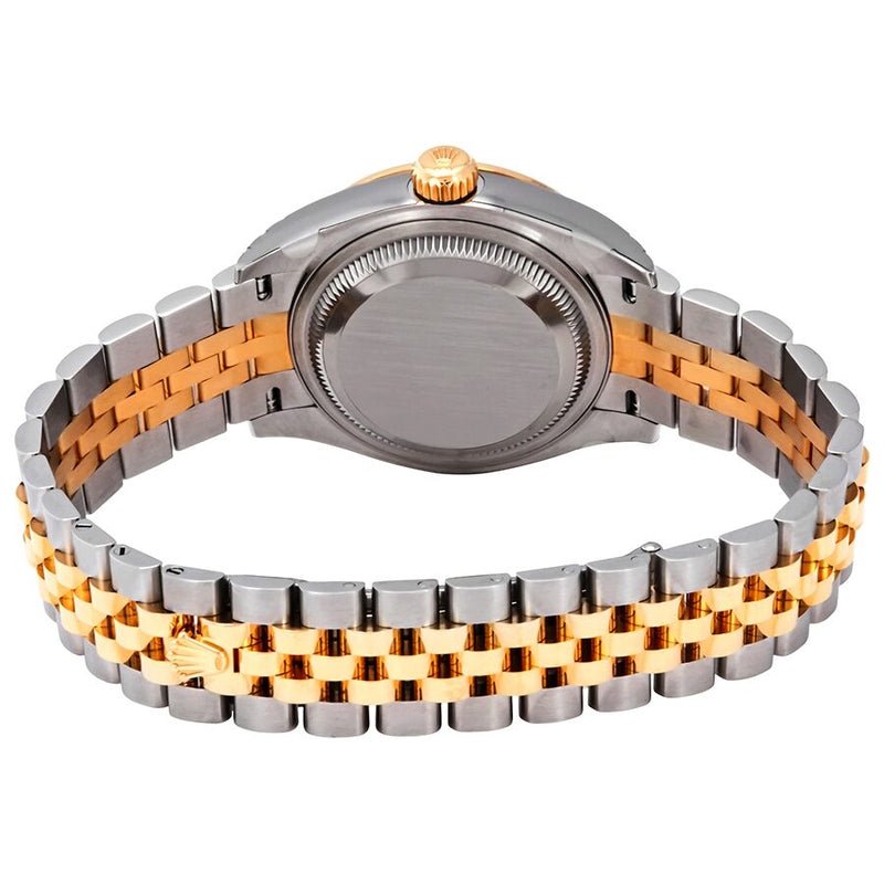 Rolex Lady Datejust Green Stripe Dial Diamond Bezel Automatic Watch #279383GNDJ - Watches of America #3