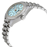 Rolex Lady-Datejust Ice Blue Diamond Dial Ladies Platinum President Watch #279166IBLRDP - Watches of America #2