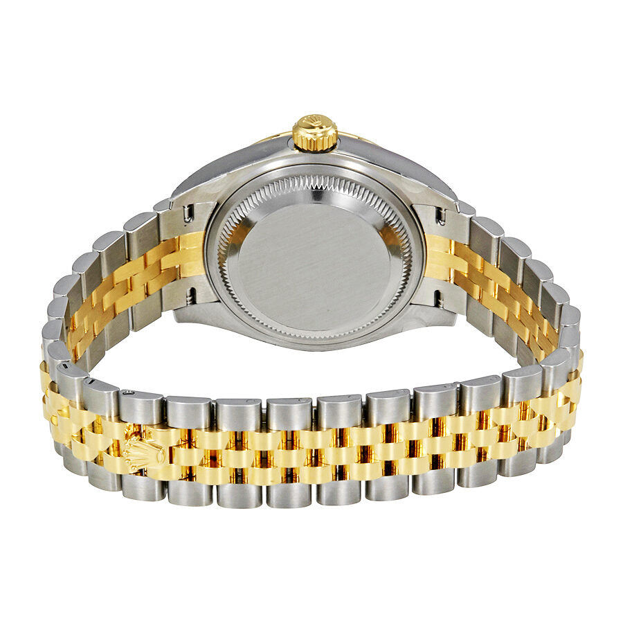 ★Lady★ Rolex Lady Datejust Green Diamond Dial 18Ky Fluted Jubilee
