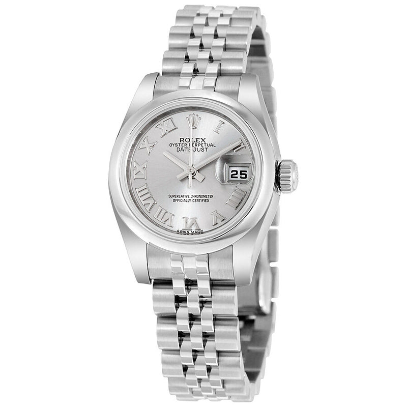Rolex Lady Datejust Rhodium Dial Jubilee Automatic Watch #179160RRJ - Watches of America