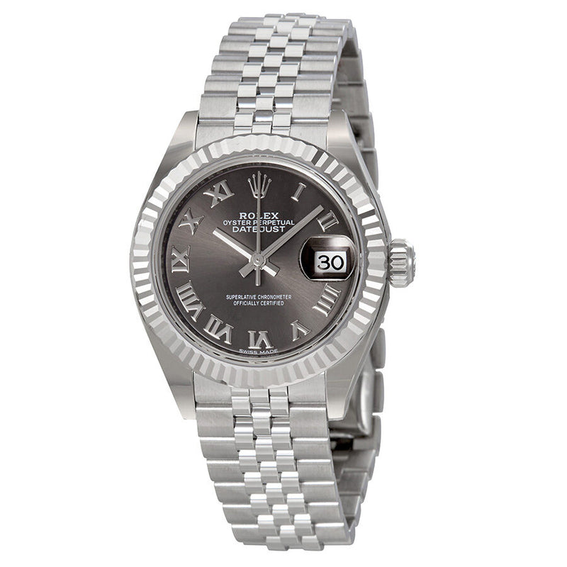 Rolex Lady Datejust Rhodium Dial Steel and 18K White Gold Watch #279174RRJ - Watches of America