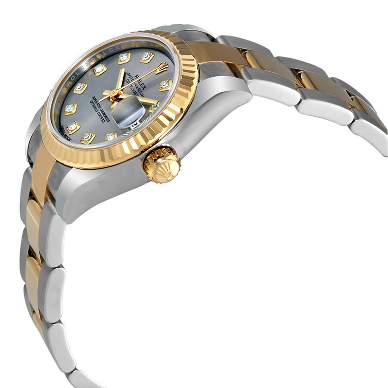 Rolex Lady Datejust Automatic Rhodium Diamond Dial Watch #179173RDO - Watches of America #2