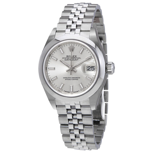 Rolex Lady-Datejust Silver Dial Automatic Ladies Jubilee Watch #279160SSJ - Watches of America