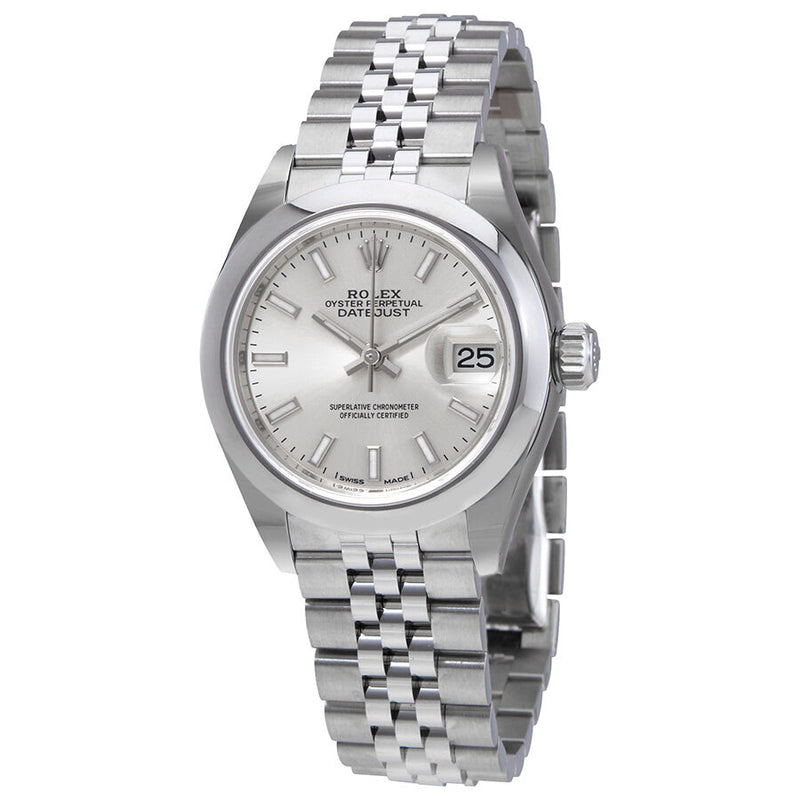 Rolex Lady-Datejust Silver Dial Automatic Ladies Jubilee Watch #279160SSJ - Watches of America