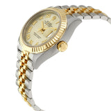 Rolex Lady Datejust Silver Dial Steel and 18K Yellow Gold Jubilee Watch #279173SRJ - Watches of America #2