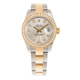 Rolex Lady Datejust Silver Diamond Dial Steel and 18K Yellow Gold Automatic Watch #179383SDO - Watches of America #3