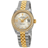 Rolex Lady Datejust Sundust Roman Diamond Dial Diamond Bezel Automatic Watch #279383SNDRJ - Watches of America