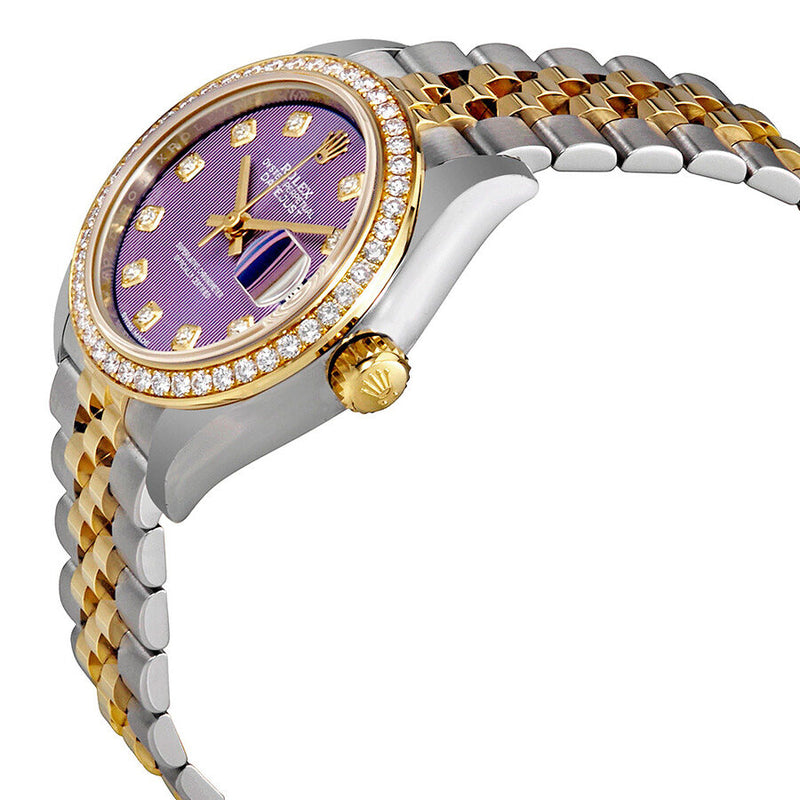 Rolex Lady Datejust Violet Stripe Diamond Dial Automatic Ladies Watch #279383VDJ - Watches of America #2