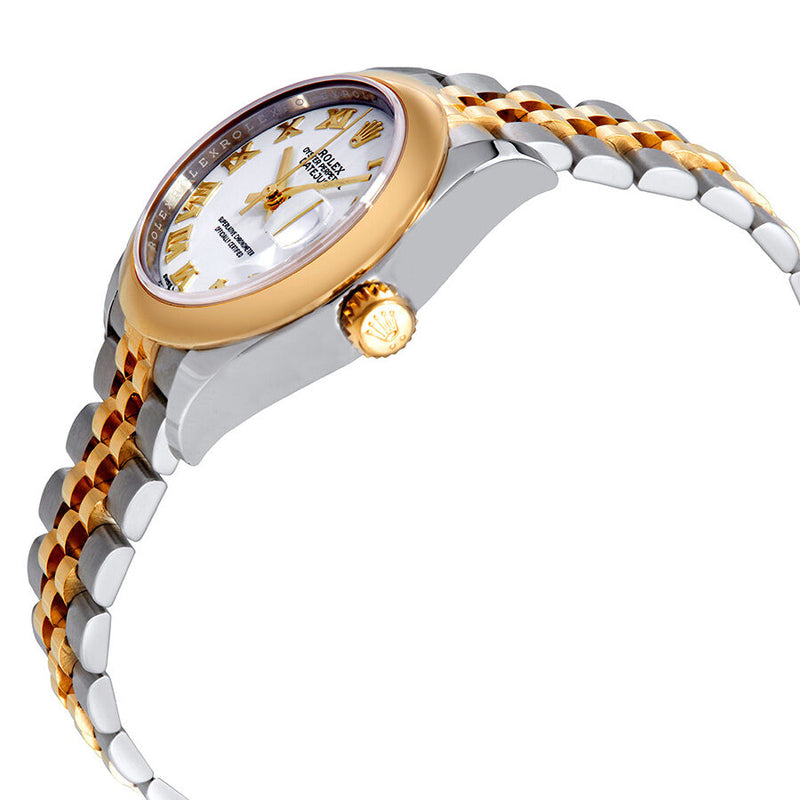 Rolex Lady-Datejust White Dial Automatic Ladies 18kt Yellow Gold and Steel Jubilee Watch #279163WRJ - Watches of America #2