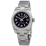 Rolex Lady Oyster Perpetual 26 Black Dial Stainless Steel Oyster Bracelet Automatic Watch #176234BKSAO - Watches of America