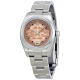 Rolex Lady Oyster Perpetual 26 Pink Dial Stainless Steel Oyster Bracelet Automatic Watch #176200P369O - Watches of America